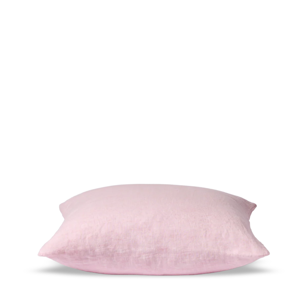 Taie d'oreiller en lin lavé - Rose Granité - Image 6