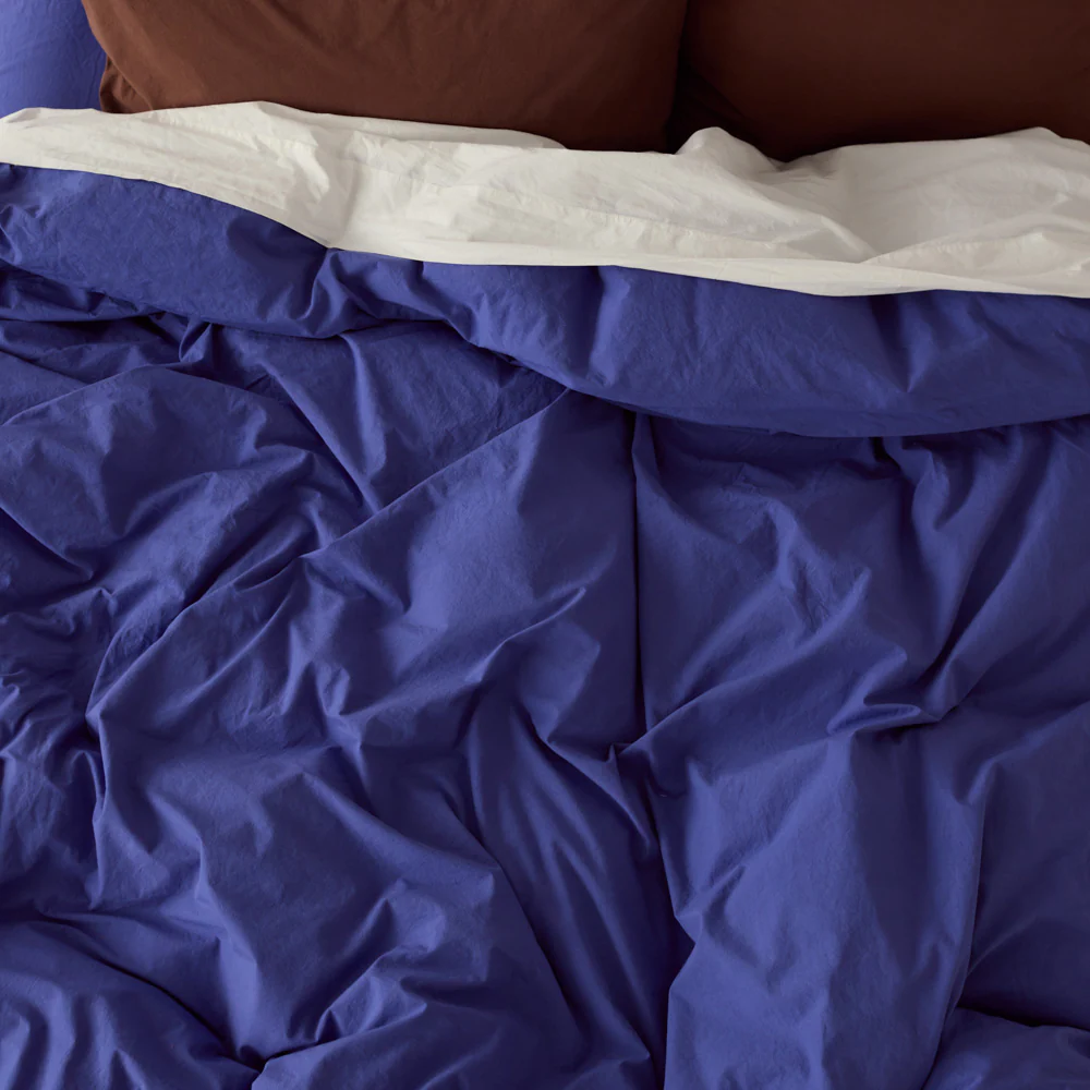 Taie d'oreiller en percale de coton - Bleu Néon - Image 10