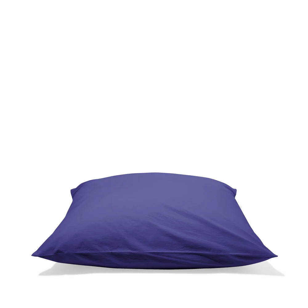Taie d'oreiller en percale de coton - Bleu Néon - Image 3