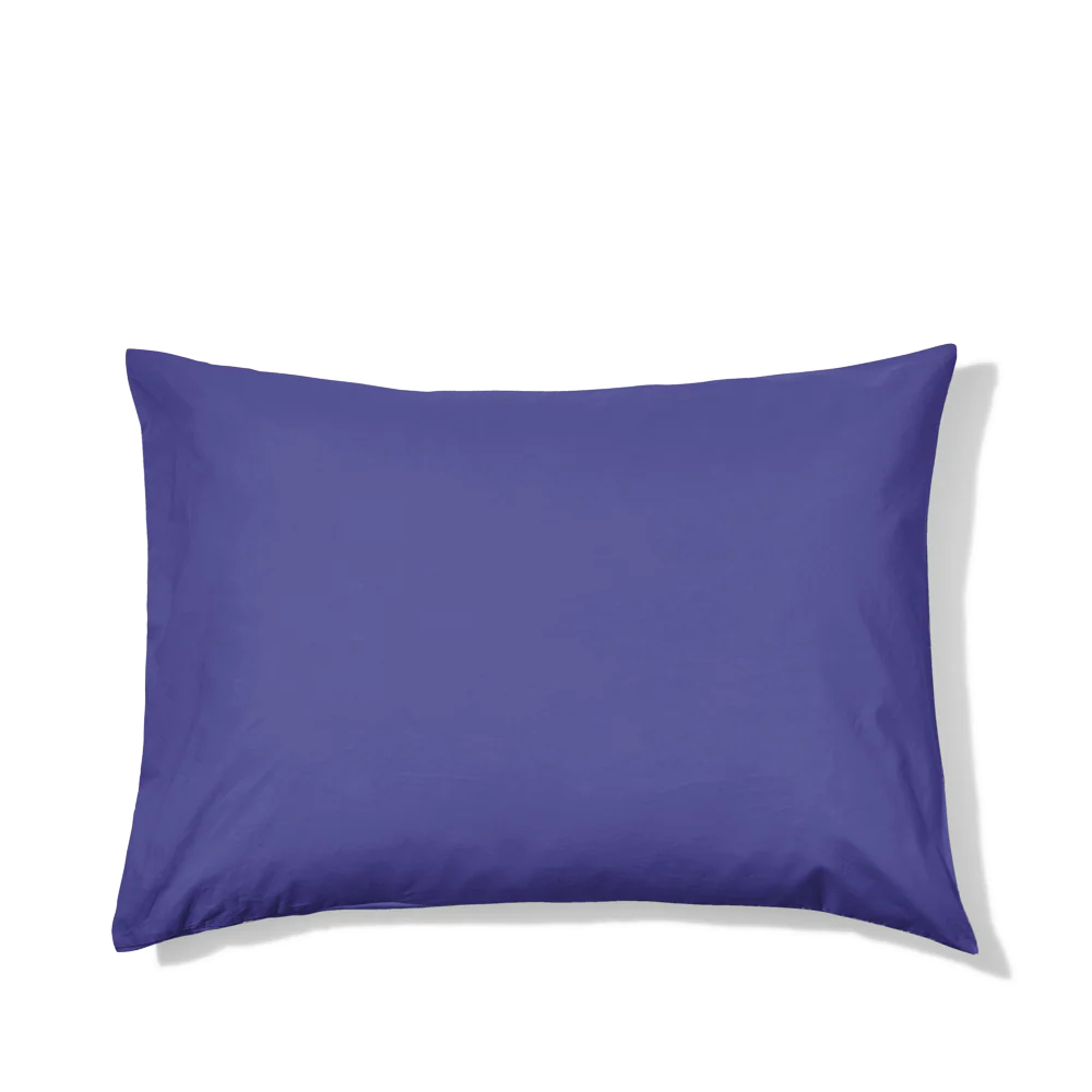 Taie d'oreiller en percale de coton - Bleu Néon - Image 4