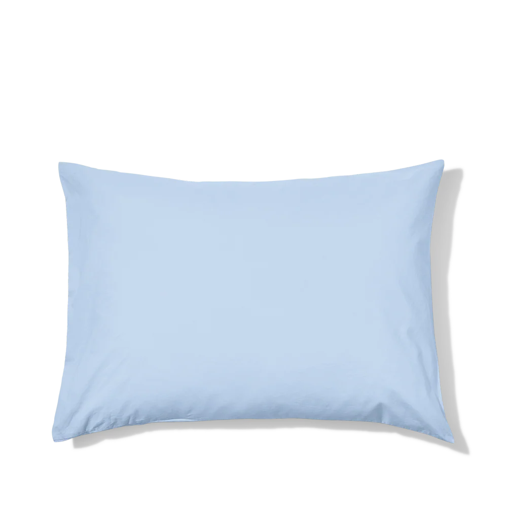 Taie d'oreiller en percale de coton - Bleuet - Image 3