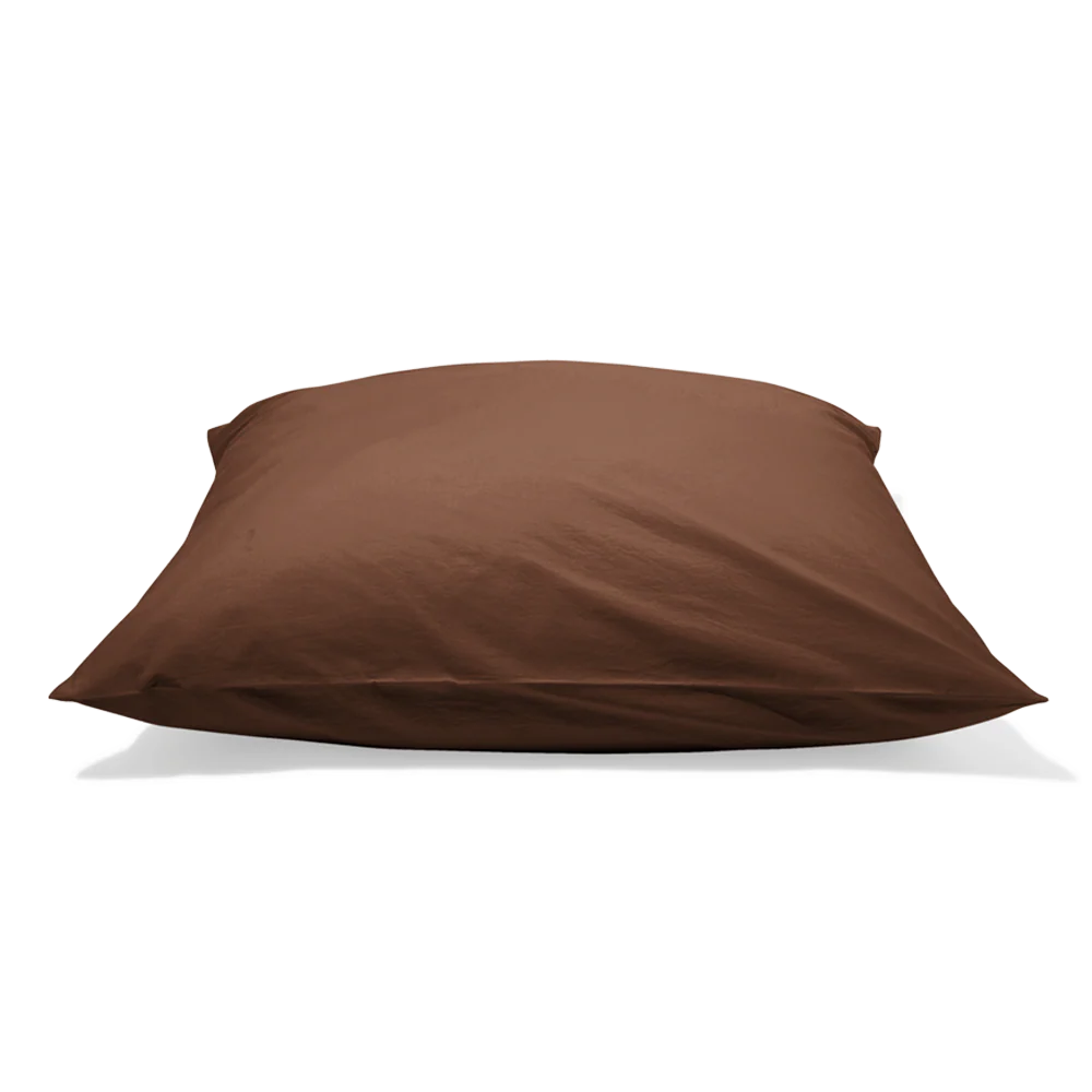 Taie d'oreiller en percale de coton - Marron Cargo - Image 10
