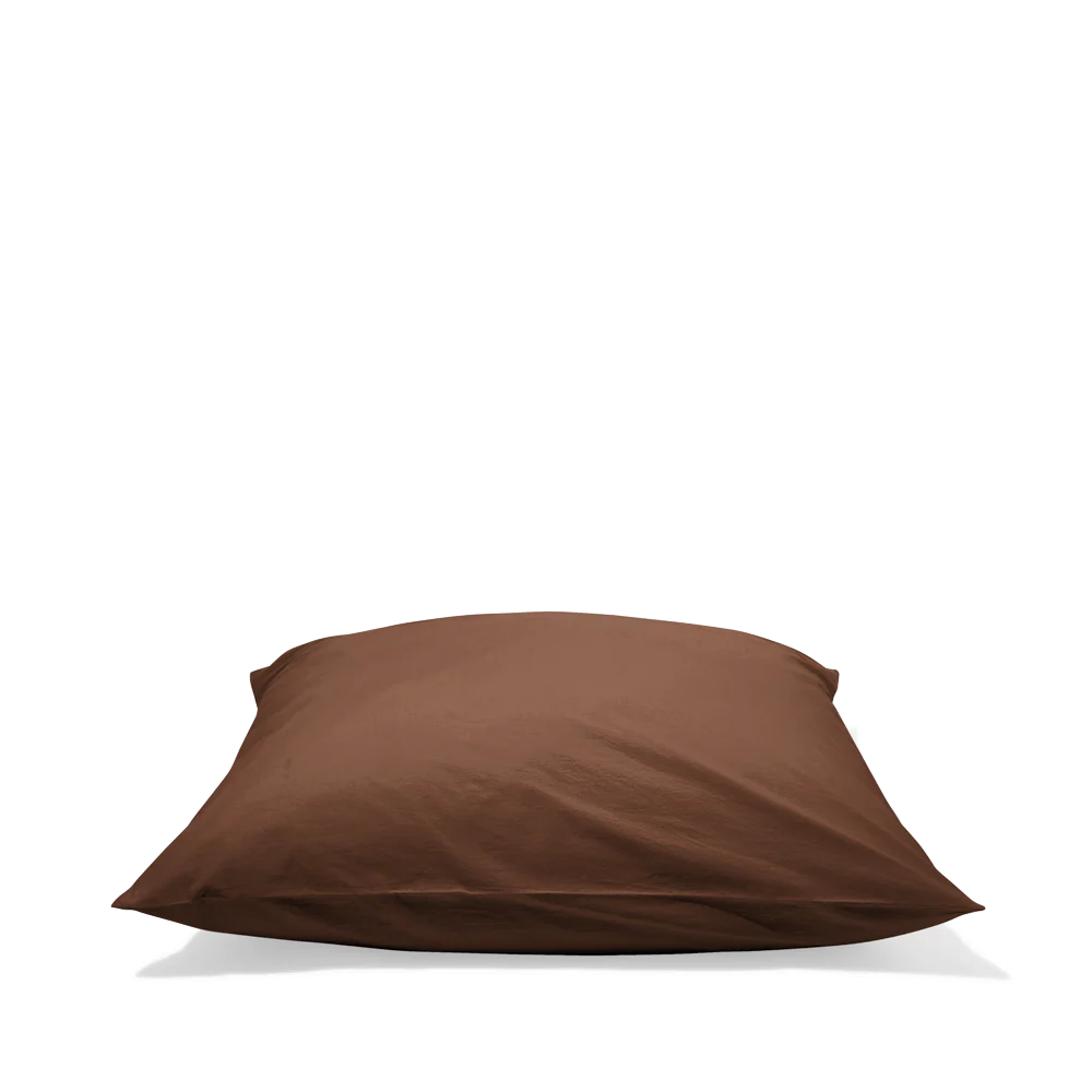 Taie d'oreiller en percale de coton - Marron Cargo - Image 3