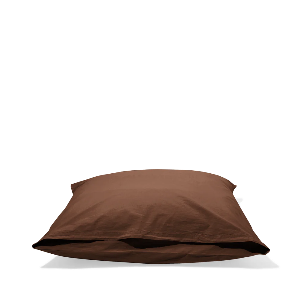 Taie d'oreiller en percale de coton - Marron Cargo - Image 7