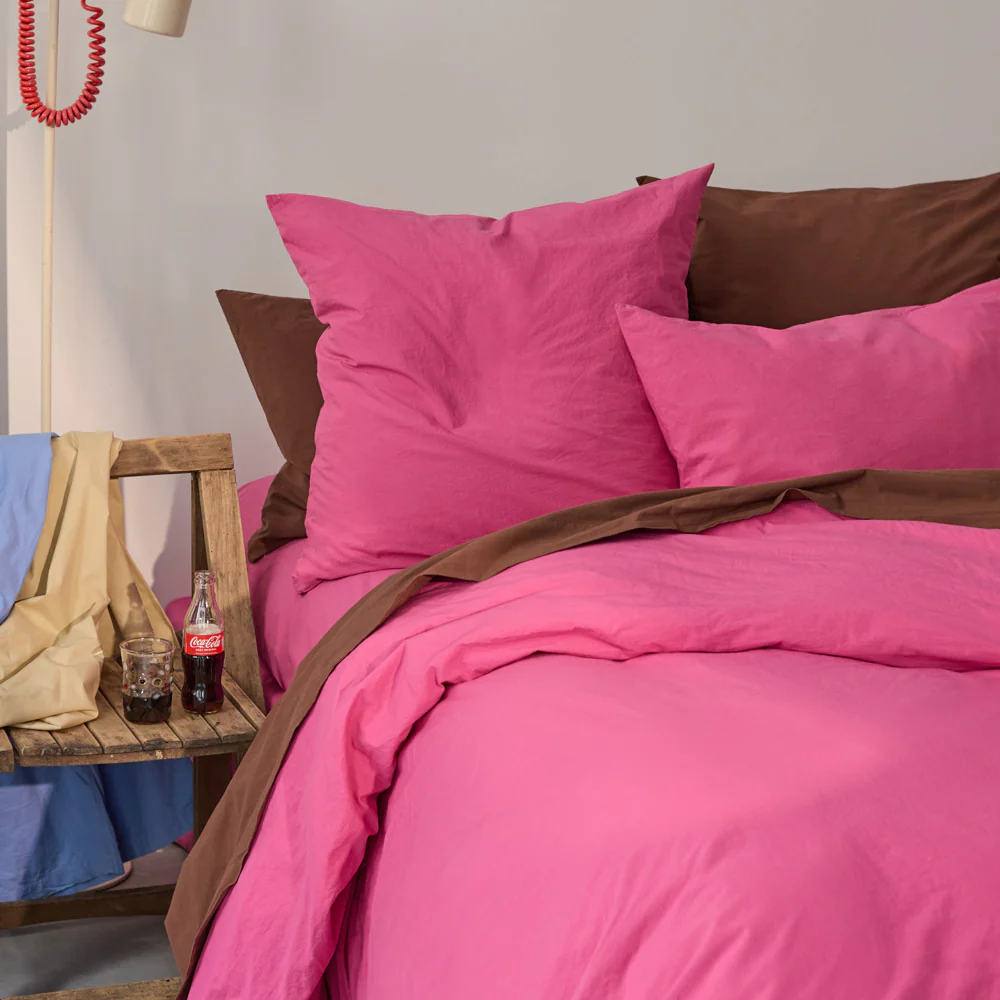 Taie d'oreiller en percale de coton - Rose Club - Image 11