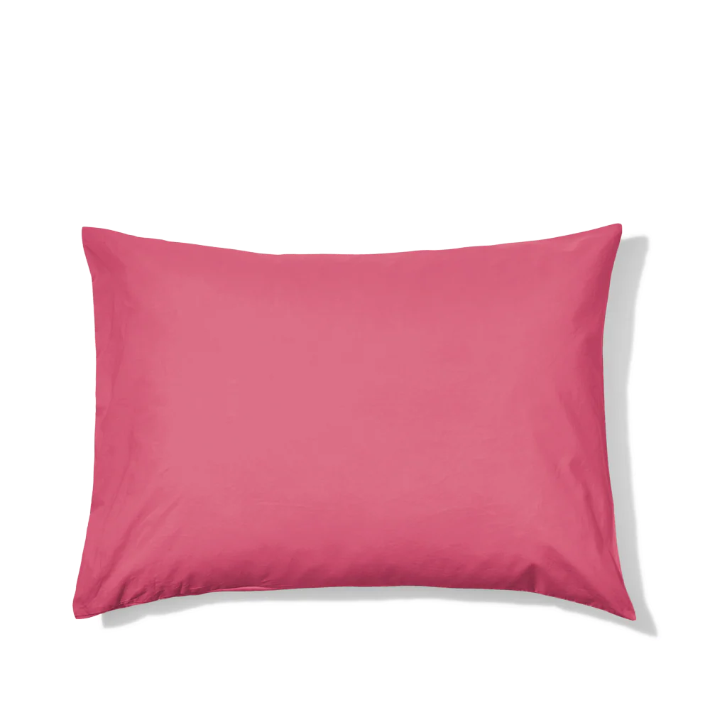 Taie d'oreiller en percale de coton - Rose Club - Image 4