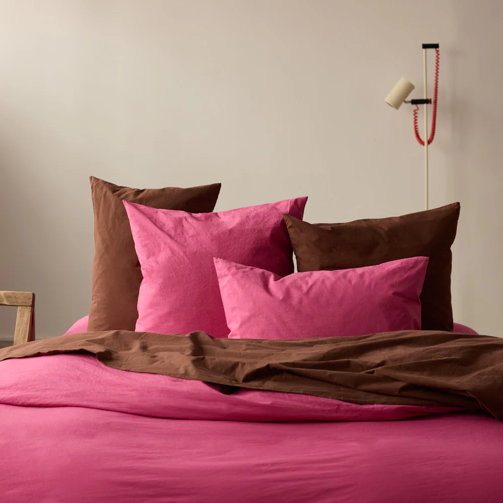 Taie d'oreiller en percale de coton - Rose Club - Image 8
