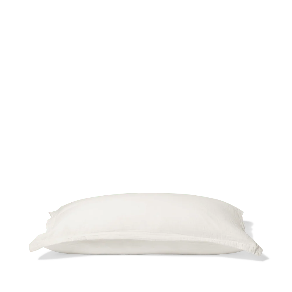 Taie d'oreiller en gaze de coton - Blanc de Meudon - Image 3