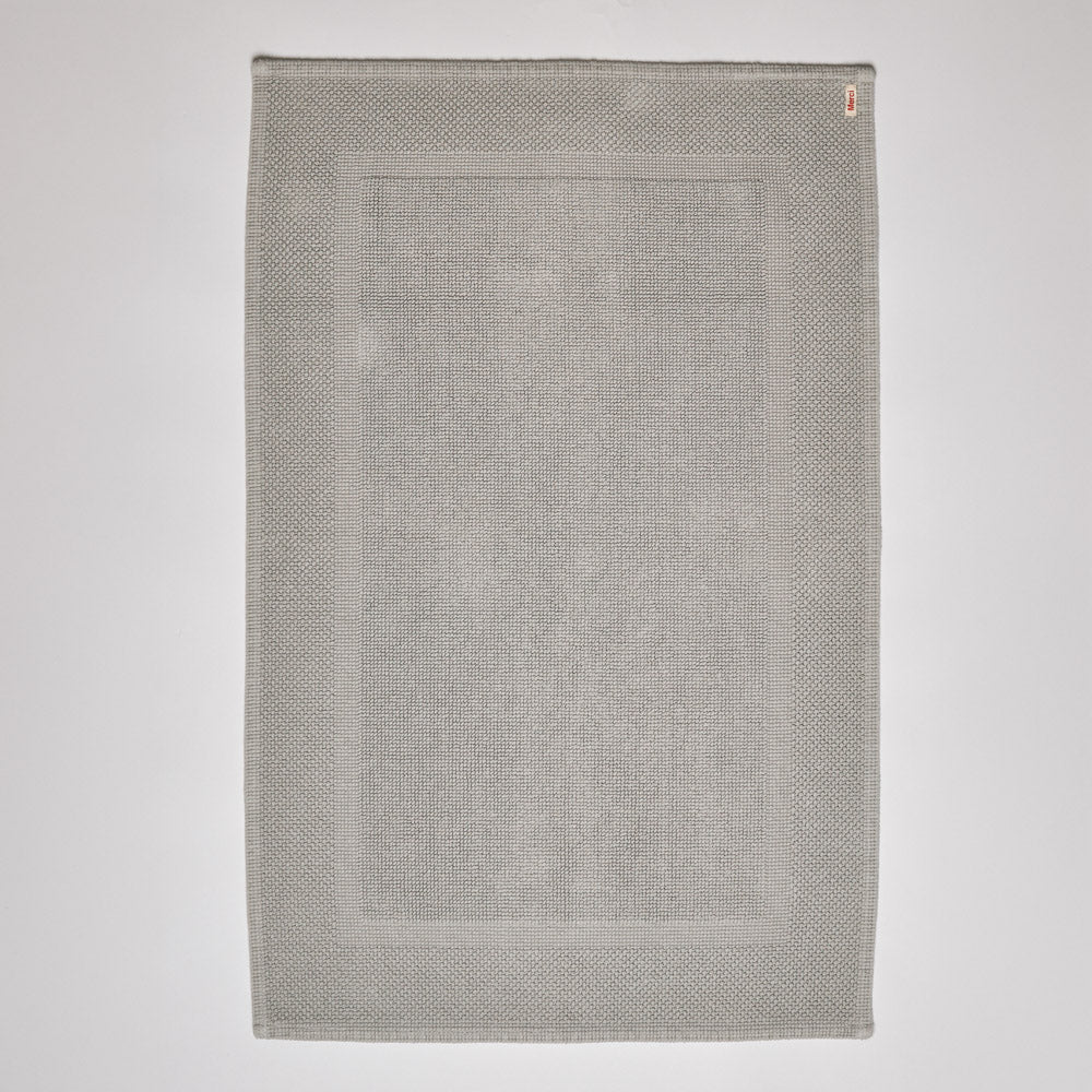 Tapis de bain en coton - Gris Nébuleux - Image 2