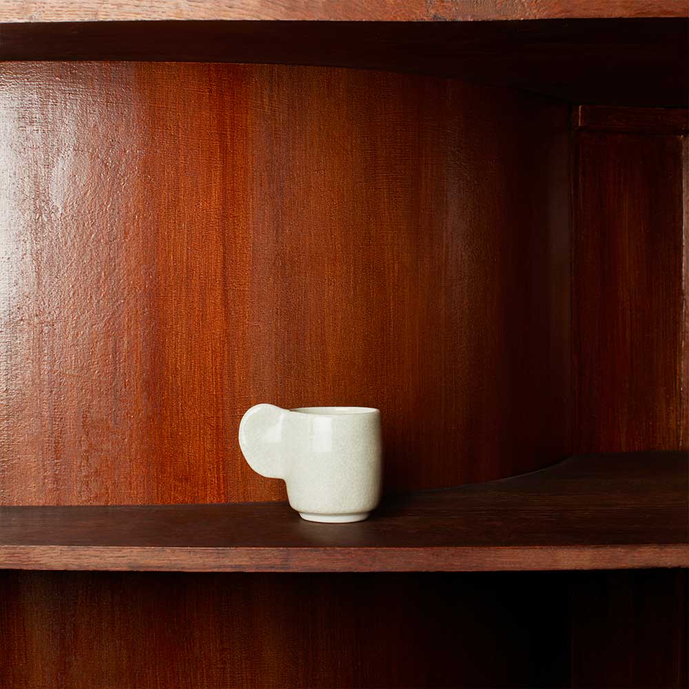 Tasse en grès émaillé Dashi - Quartz - 12cl - Image 3