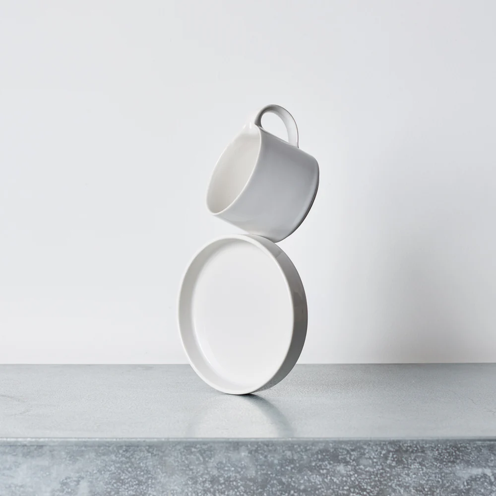 Tasse soucoupe Moderato - Blanc - Image 2