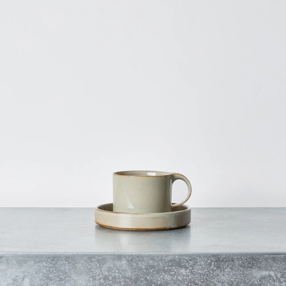 Tasse soucoupe Moderato - Gris