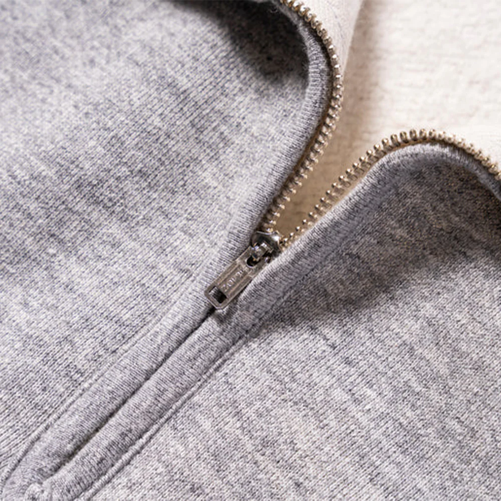 The real McCoys - Sweat Loopwheel Zip - Gris - Image 2