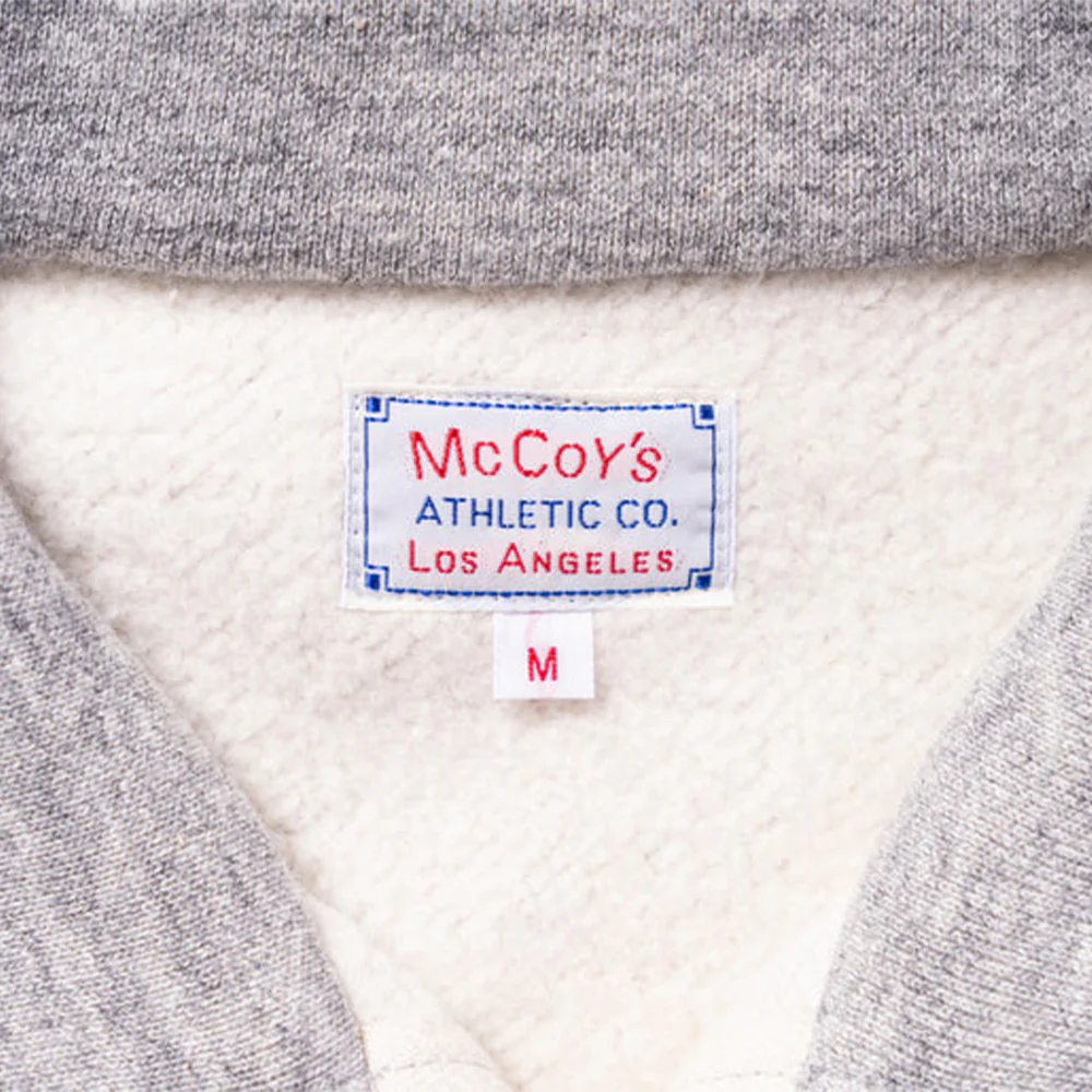 The real McCoys - Sweat Loopwheel Zip - Gris - Image 3