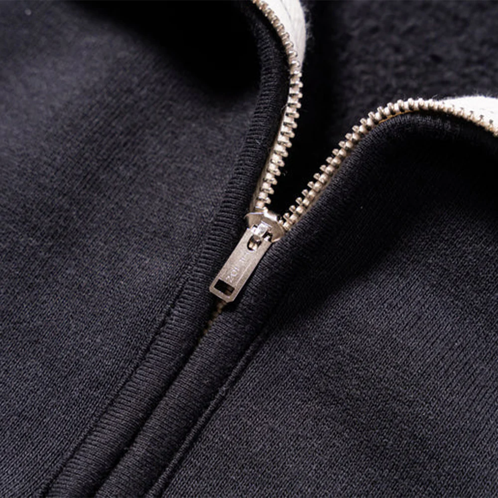 The real McCoys - Sweat Loopwheel Zip - Noir - Image 3