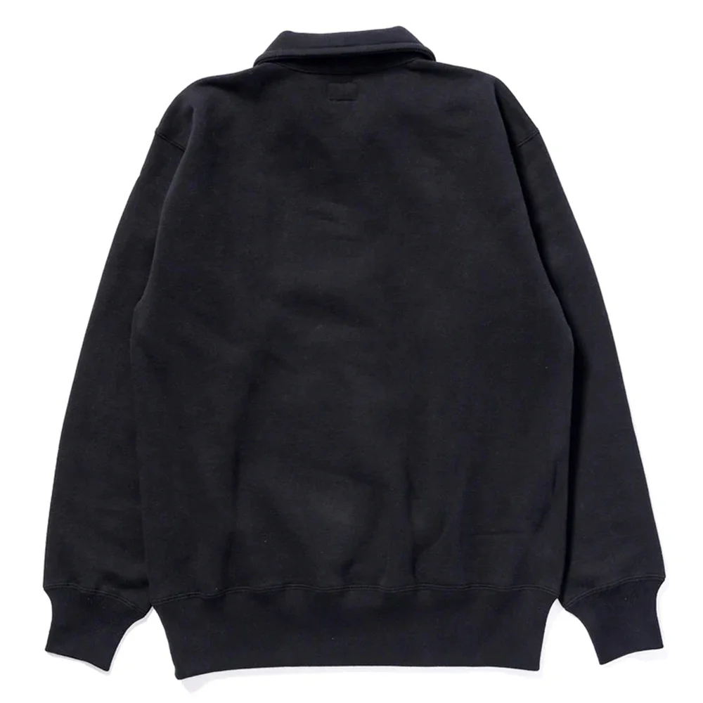 The real McCoys - Sweat Loopwheel Zip - Noir - Image 4