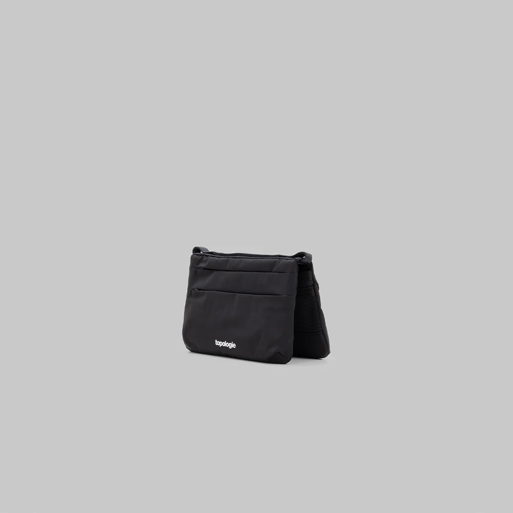 Topologie - Sacoche de Téléphone 90 - Noir Tech Sateen - Image 4