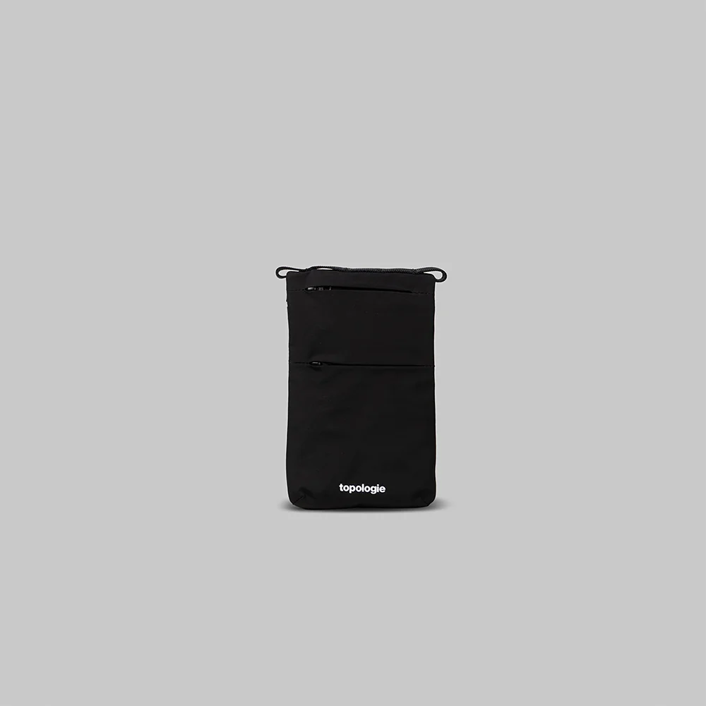 Topologie - Sacoche de Téléphone - Noir Fine Nylon
