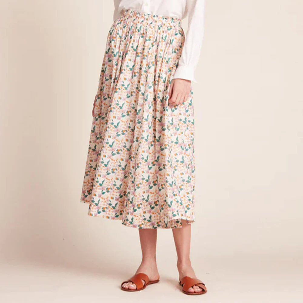 Trovata - Jupe Flora - Beige - Image 4