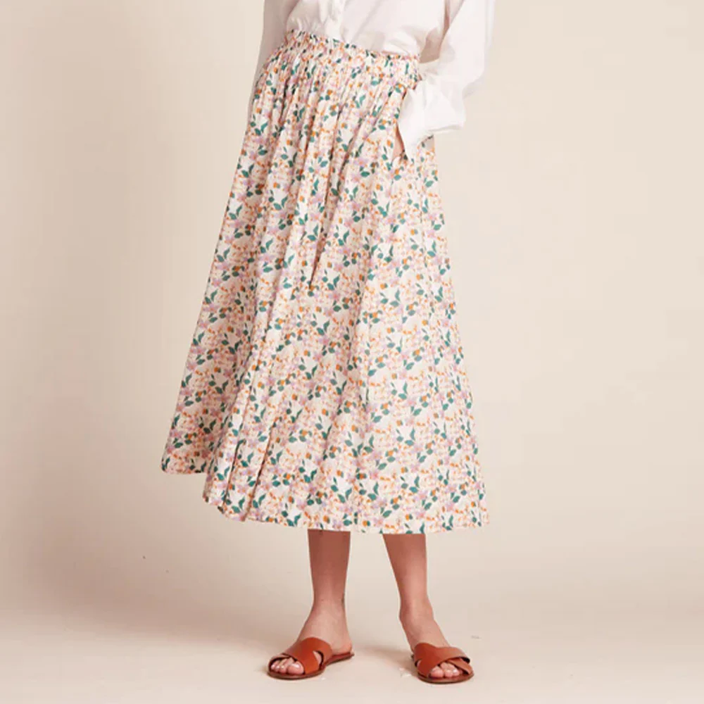 Trovata - Jupe Flora - Beige - Image 5
