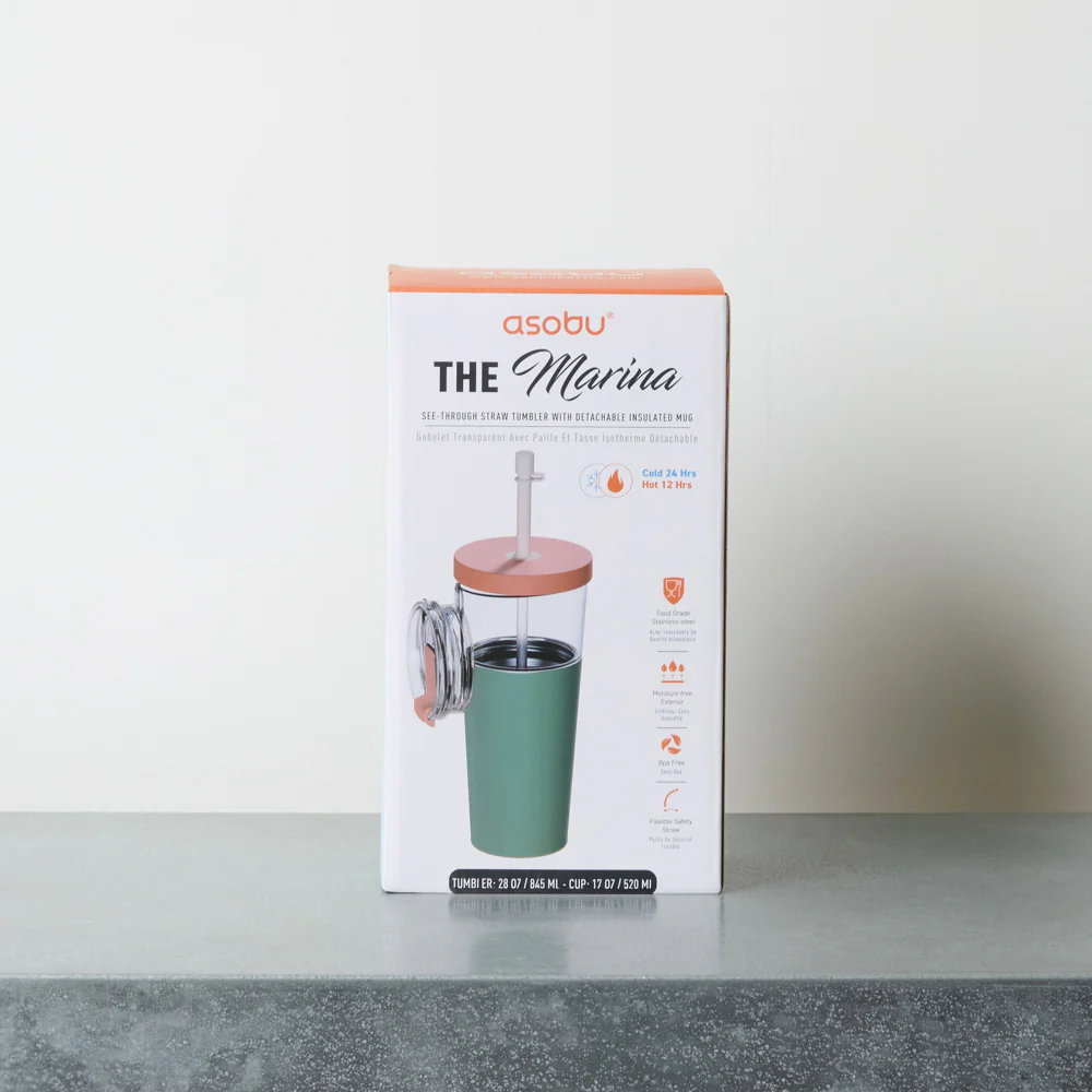Tumbler Marina - Vert & Orange - Image 5