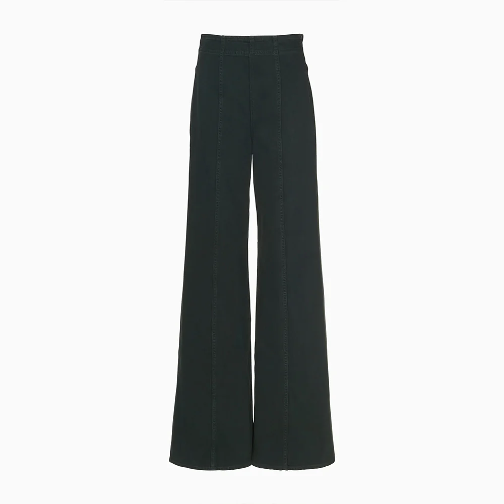 Ulla Johnson - Jeans The Bianca Wide Leg - Vert Hunter