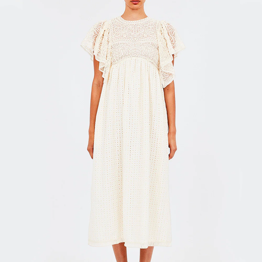 Ulla Johnson - Robe Mirabelle - Ivoire