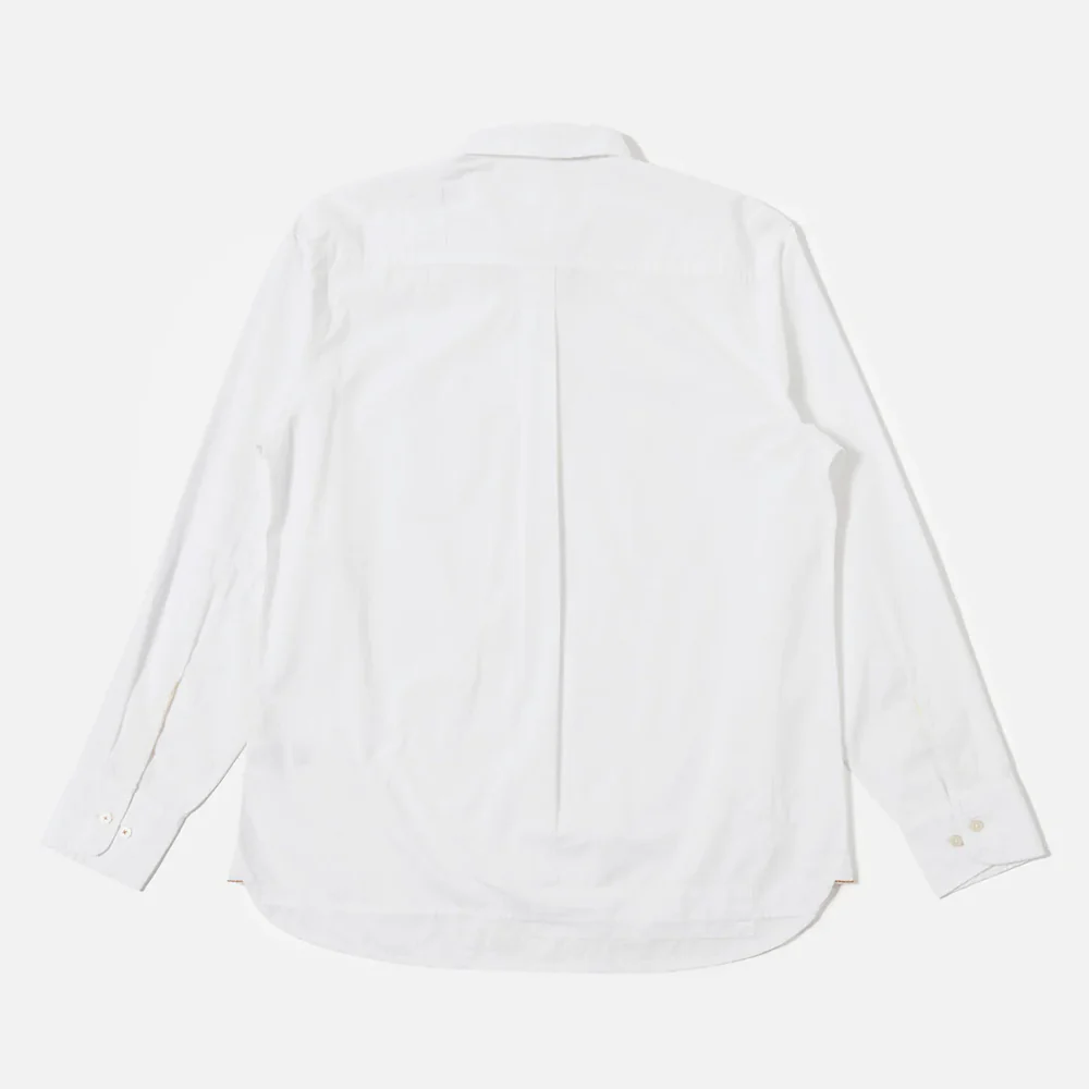 Universal Works - Chemise Patched Lazy Day - Blanc - Image 2