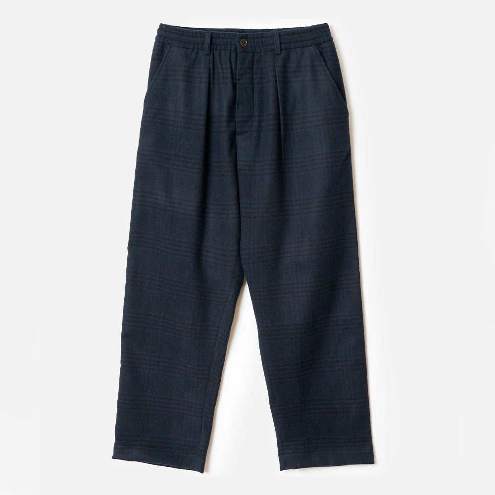 Universal Works - Pantalon Oxford Bob - Marine