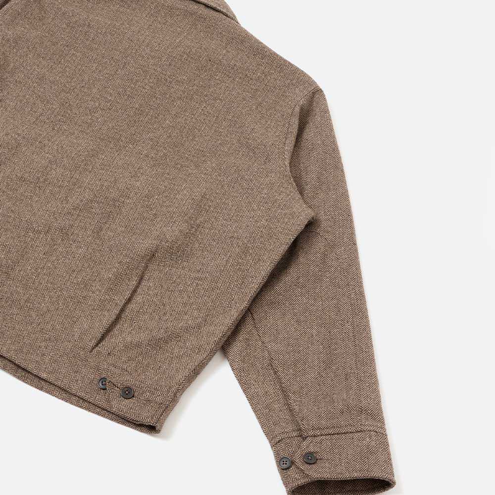 Universal Works - Veste à Chevrons - Marron - Image 4