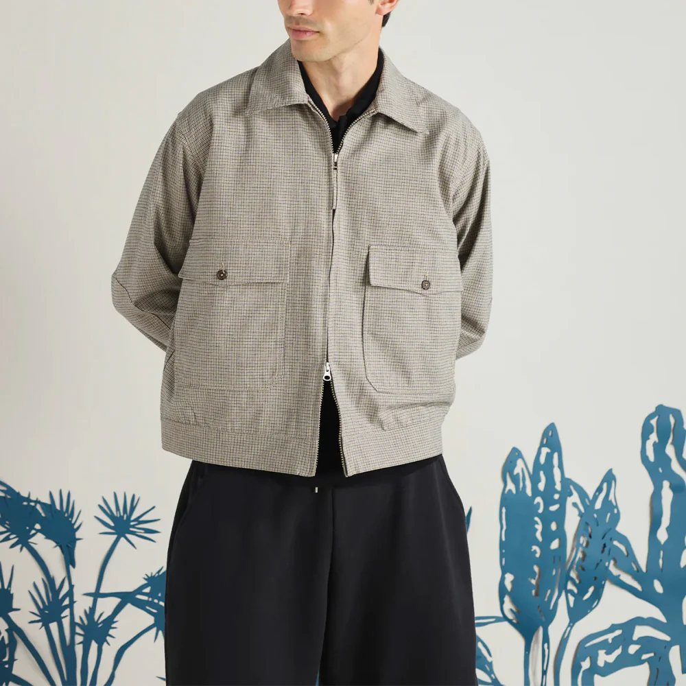 Universal Works - Veste Lucas - Marron Multi - Image 2