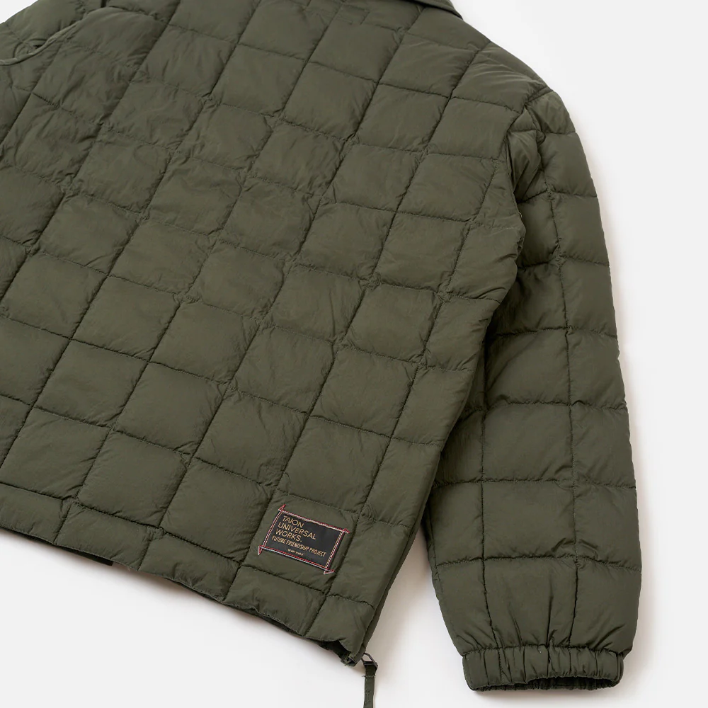 Universal Works - Veste Matelassée Down Rams - Olive - Image 2