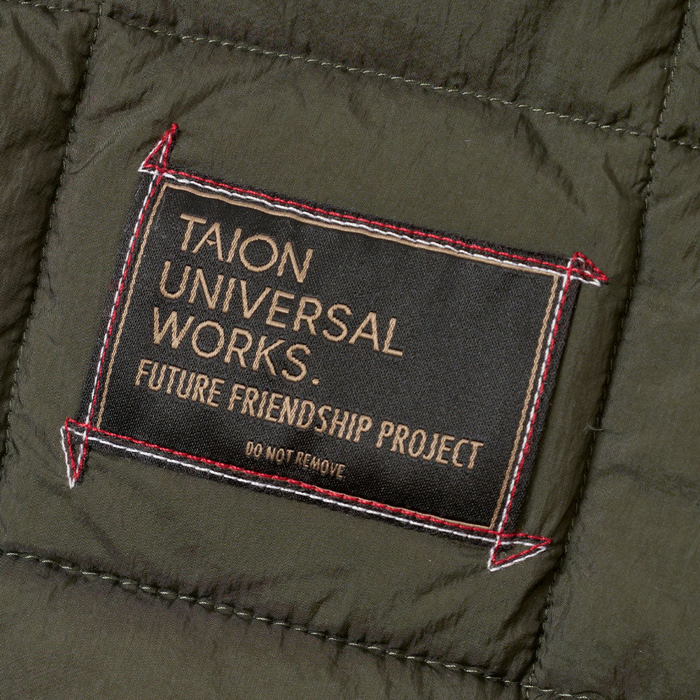Universal Works - Veste Matelassée Down Rams - Olive - Image 4