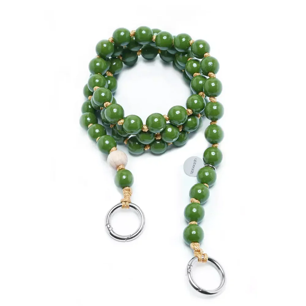 UPBEADS - Chaîne de Téléphone - Olive