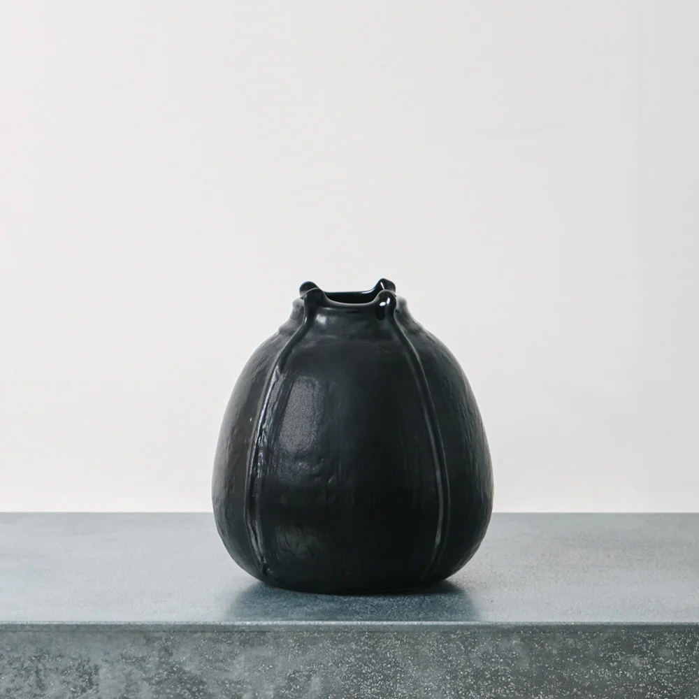 Vase graine - Noir