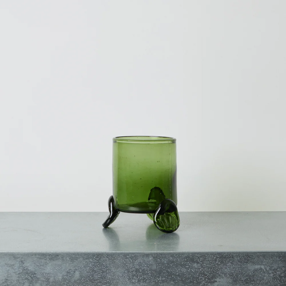 Vase Hurricane - Vert Fumé - Image 2