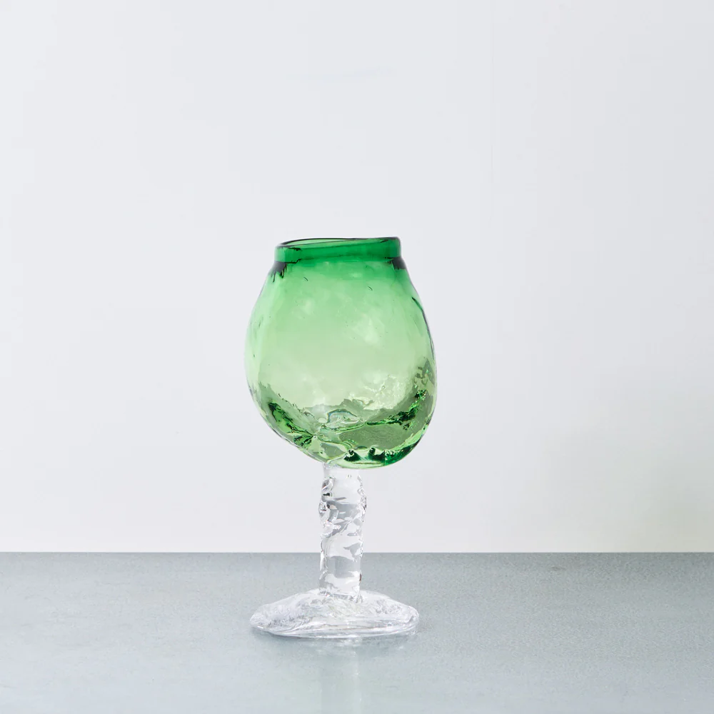 Verre à vin - Vert Bristol