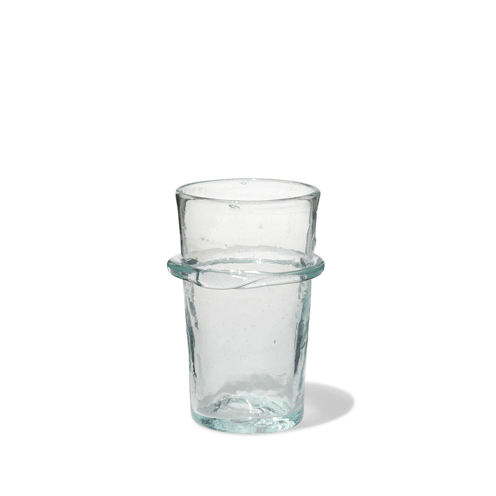 Verre annelé en verre soufflé - Transparent - Image 3