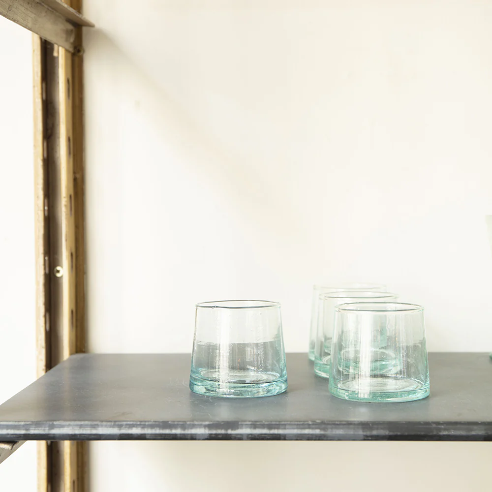 Verre conique en verre soufflé - Image 3