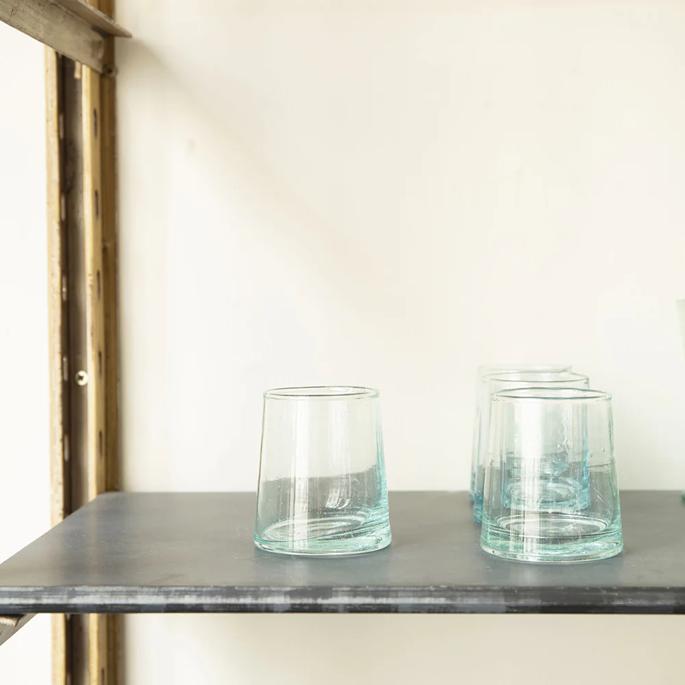 Verre conique en verre soufflé - Image 4