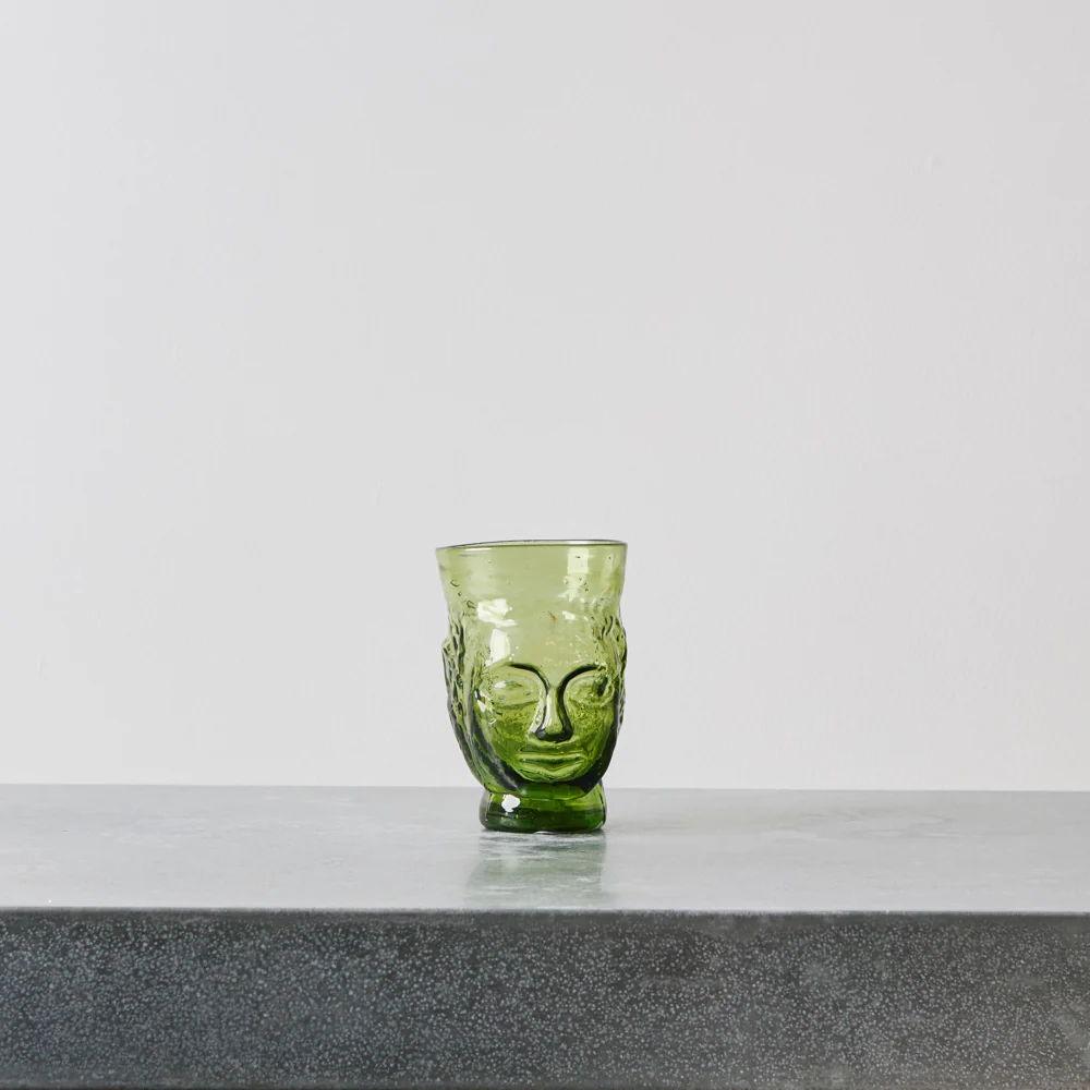 Verre portrait - Olive