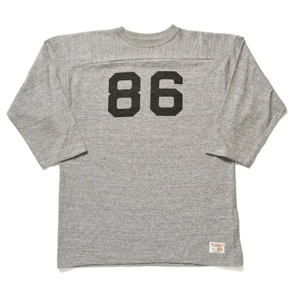 Warehouse & Co - T shirt Sleeve Football 4063 - Gris