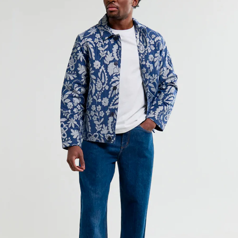 Wax London - Veste Iggy - Bleu Ecru - Image 2