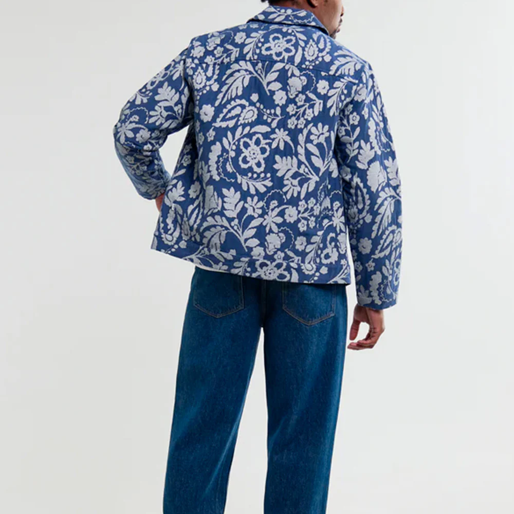 Wax London - Veste Iggy - Bleu Ecru - Image 3