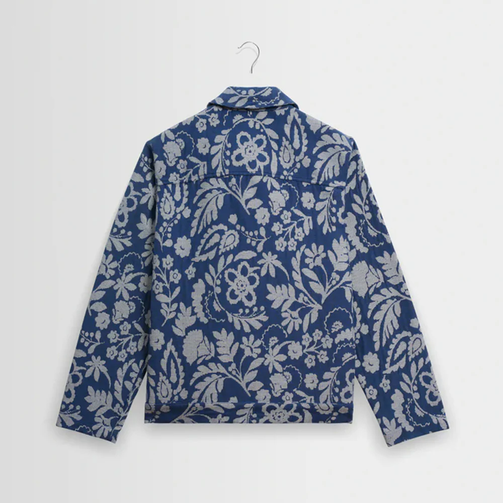 Wax London - Veste Iggy - Bleu Ecru - Image 5