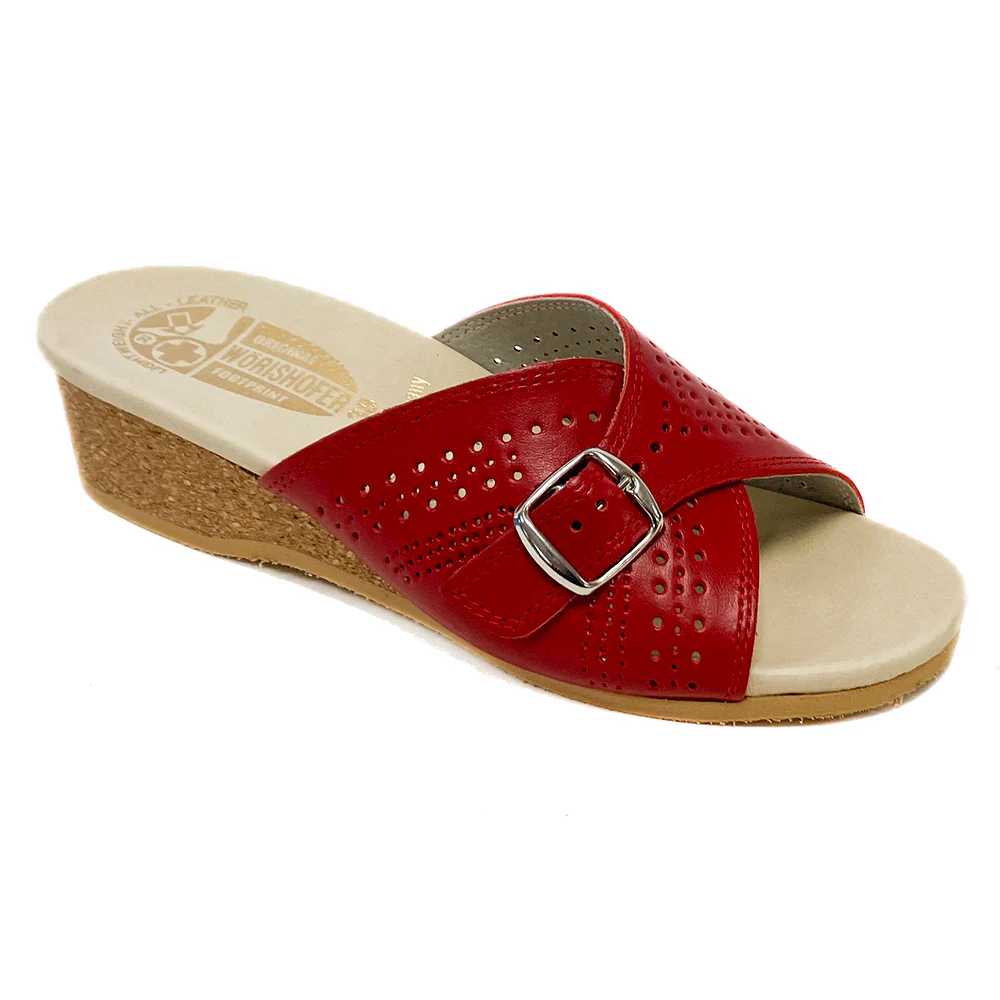 Worishofer - Mule 251 - Rouge - Image 3