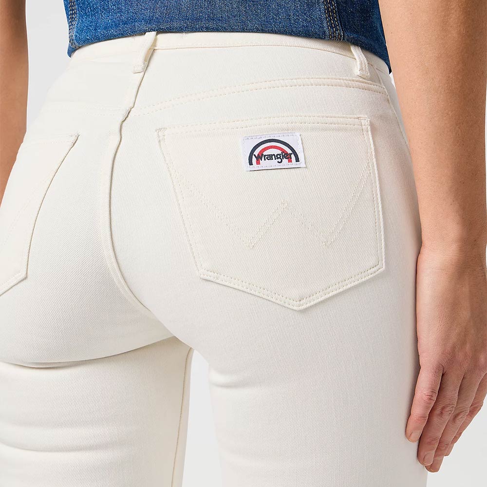 Wrangler - Jeans Flare - Worn White - Image 3