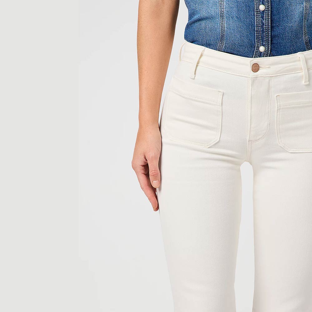 Wrangler - Jeans Flare - Worn White - Image 6