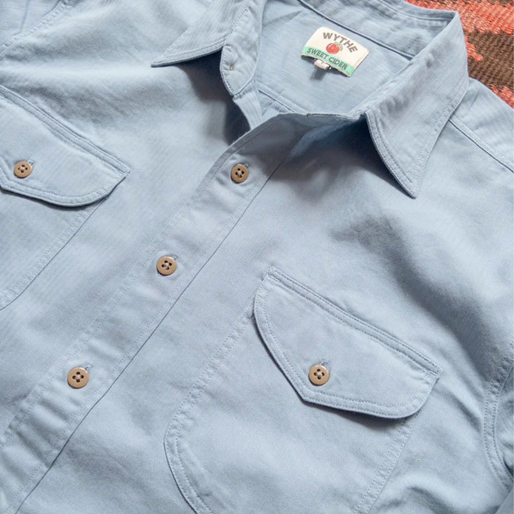 Wythe - Chemise Officier - Bleu - Image 2