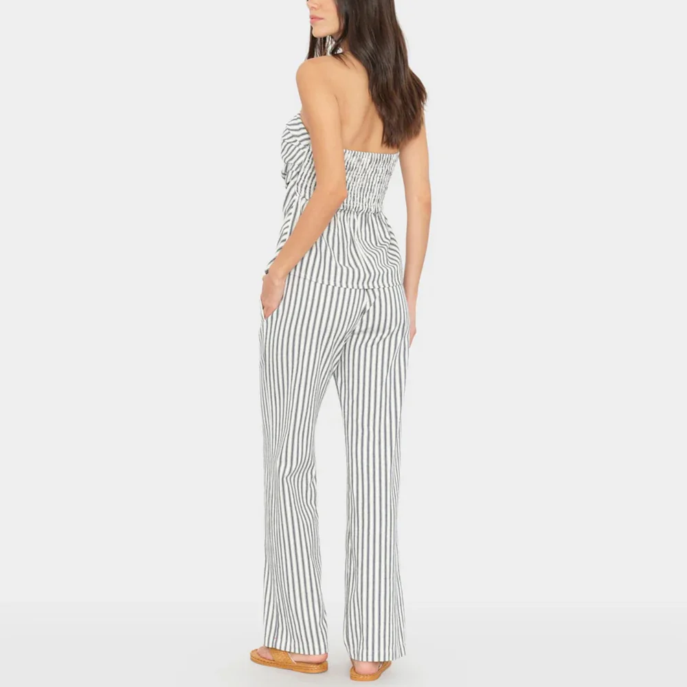 Xirena - Pantalon Pascale - Blue Slate Stripes - Image 3